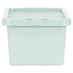 B&M Storage Box With Lid 11L - Sage -B&M Home Sales Store 377036 11l storage box sage 2
