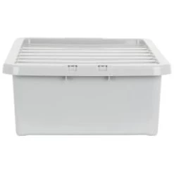 B&M Under Bed Storage Box 32L - Grey -B&M Home Sales Store 377037 under bed storage box 32l grey