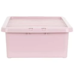 B&M Under Bed Storage Box 32L - Dusty Pink -B&M Home Sales Store 377038 under bed storage box 32l dusty pink 2