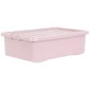 B&M Under Bed Storage Box 32L - Dusty Pink