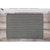 B&M Loop Washable Doormat 50 X 75cm - Grey Stripe