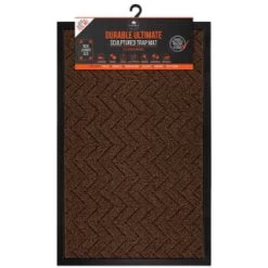 B&M Ultimate Trap Mat 55 X 85cm - Brown -B&M Home Sales Store 379122 durable ultimate sculpted trap mat 55x85cm brown