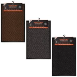 B&M Ultimate Trap Mat 55 X 85cm - Brown -B&M Home Sales Store 379122 durable ultimate sculpted trap mat 55x85cm main 2