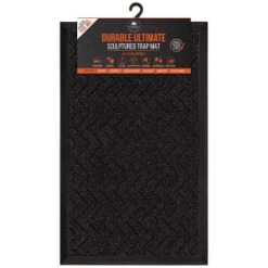 B&M Ultimate Trap Mat 45 X 75cm - Black 8 B&M Ultimate Trap Mat 45 X 75cm - Black -B&M Home Sales Store 379124 durable ultimate sculpted trap mat 45x75cm black