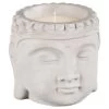 B&M Tranquil Garden Buddha Head Candle