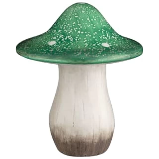 B&M Ceramic Mushroom Ornament - Green 1 B&M Ceramic Mushroom Ornament - Green