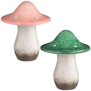 B&M Ceramic Mushroom Ornament - Green 2 B&M Ceramic Mushroom Ornament - Green - Image 2