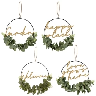 B&M Botanical Garden Hanging Hoop With Slogan 1 B&M Botanical Garden Hanging Hoop With Slogan