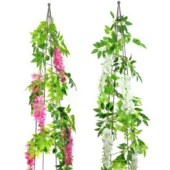 B&M Artificial Wisteria Garland 180cm - Pink -B&M Home Sales Store 379981 180cm artificial wisteria garland main