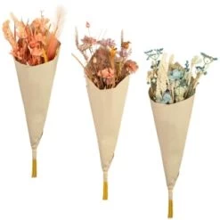 B&M Dried Flower Bunch - Red -B&M Home Sales Store 380206 dried flower bunch group