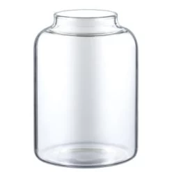 B&M Homestead Large Airtight Glass Jar With Acacia Lid -B&M Home Sales Store 380521 airtight glass jar large 2