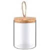 B&M Natural Home Small Glass Jar With Cork Lid