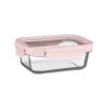 B&M Pink Glass Food Container - Small
