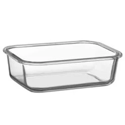 B&M Green Glass Food Container - Large -B&M Home Sales Store 380662 glass food container green large