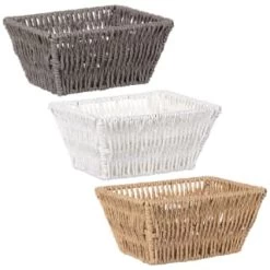 B&M Syros Mini Wicker Basket - Natural -B&M Home Sales Store 381905 381906 381907 syros mini basket main 1