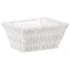 B&M Syros Mini Wicker Basket - White