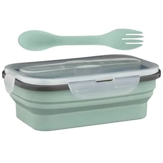 B&M Collapsible Lunch Box - Sage 4 B&M Collapsible Lunch Box - Sage - Image 4