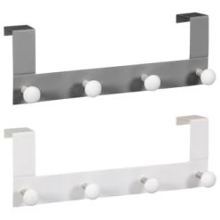 B&M Heavy Duty Overdoor Hooks - White -B&M Home Sales Store 383565 heavy duty overdoor hooks main