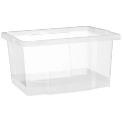 B&M Clear Storage Boxes With Lids 3pk 20L 7 B&M Clear Storage Boxes With Lids 3pk 20L -B&M Home Sales Store 384092 20l lidded box 3pk 2