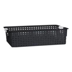 B&M Set Of Three Storage Baskets - Black -B&M Home Sales Store 384207 3pk storage boxes black 4