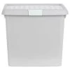 B&M Waffle Clip Box Storage Cube 14L - Grey