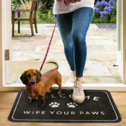 B&M Washable Pet Doormat - Wipe Your Paws -B&M Home Sales Store 385004 pet washable doormat 4