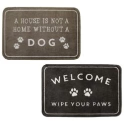 B&M Washable Pet Doormat - Wipe Your Paws -B&M Home Sales Store 385004 pet washable doormat group