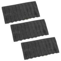 B&M Retreat Face Cloth 3pk - Charcoal 4 B&M Retreat Face Cloth 3pk - Charcoal -B&M Home Sales Store 386222 3pk retreat face cloths charcoal