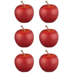 B&M Apple Decorations 6pk -B&M Home Sales Store 387538 apples 2