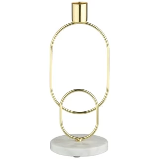 B&M Marble & Gold Candle Holder 1 B&M Marble & Gold Candle Holder