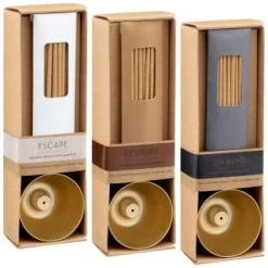 B&M Restore Incense Sticks & Holder - Sandalwood, Cedar, Cardamom -B&M Home Sales Store 387610 387611 387613 incense sticks and holder group 2