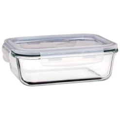 B&M Large Eco Glass Clip Lock Food Container -B&M Home Sales Store 388506 large glass clip lock food container 2