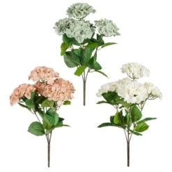 B&M Hydrangea Artificial Flower Bunch - Mink -B&M Home Sales Store 389095 hydrangea bunche group