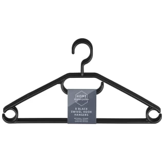 B&M Swivel Hook Hangers 8pk - Black 1 B&M Swivel Hook Hangers 8pk - Black