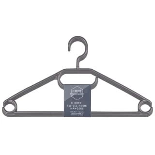 B&M Swivel Hook Hangers 8pk - Grey 1 B&M Swivel Hook Hangers 8pk - Grey