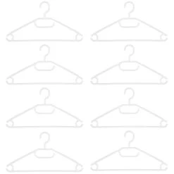 B&M Swivel Hook Hangers 8pk - White -B&M Home Sales Store 389279 home organisation 8pk swivel hook hangers white 2
