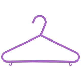 B&M Children's Hangers 10pk - Pastel 7 B&M Children's Hangers 10pk - Pastel - Image 7