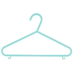 B&M Children's Hangers 10pk - Pastel 10 B&M Children's Hangers 10pk - Pastel -B&M Home Sales Store 389289 home organisation co 10pk childrens hangers girl 4
