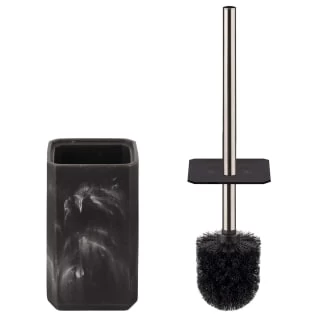 B&M Marble Toilet Brush - Grey 1 B&M Marble Toilet Brush - Grey