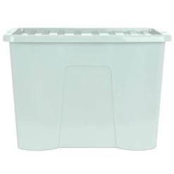 B&M Storage Box With Lid 80L - Sage -B&M Home Sales Store 391384 sage 80l storage box and lid