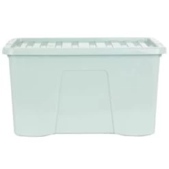 B&M Storage Box With Lid 60L - Sage -B&M Home Sales Store 391388 sage 60l storage box
