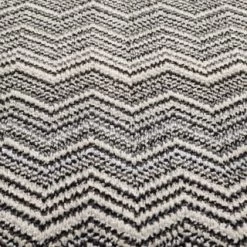 B&M Buddy Chevron Mono Doormat -B&M Home Sales Store 392186 buddy chevron mat mono 4