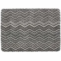 B&M Buddy Chevron Mono Doormat -B&M Home Sales Store 392186 buddy chevron mat mono 5