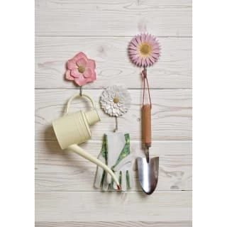 B&M Flower Wall Hook - Cream 2 B&M Flower Wall Hook - Cream - Image 2
