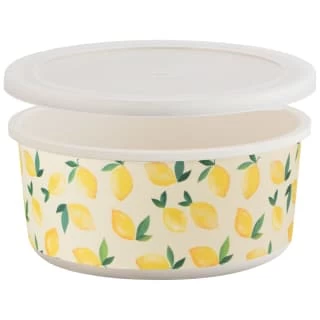 B&M Round Tubs 2pk - Lemons 2 B&M Round Tubs 2pk - Lemons - Image 2