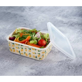 B&M Rectangular Tubs 2pk - Lemons 1 B&M Rectangular Tubs 2pk - Lemons