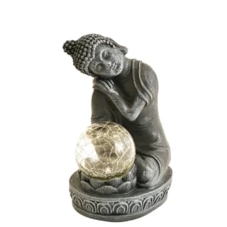 B&M Assorted Sitting Solar Buddha Garden Ornament 4 B&M Assorted Sitting Solar Buddha Garden Ornament - Image 4