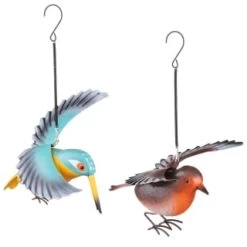B&M Springy Hanging Bird - Brown -B&M Home Sales Store 393690 springy bird hanging group