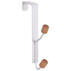 B&M Wood Double Over The Door Hooks 2pk -B&M Home Sales Store 393905 2pk wood double over the door hooks 3