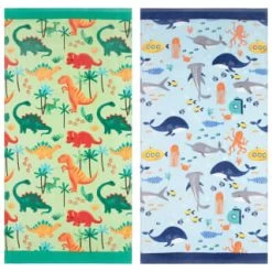 B&M Children's Beach Towel - Green Dinosaur -B&M Home Sales Store 393915 childrens beach towel group 2